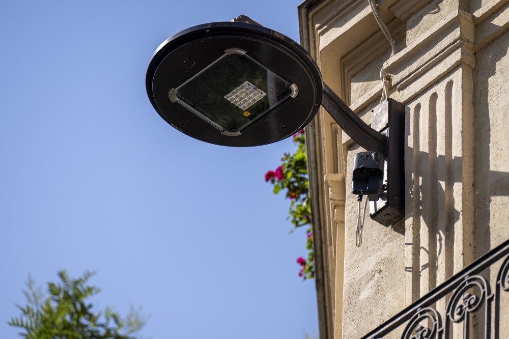 Dans le quartier des Batignolles à Paris.