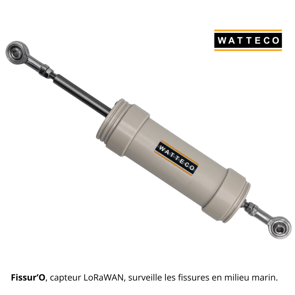 Le capteur LoRaWAN Fissur'O surveille les fissures en milieu marin
